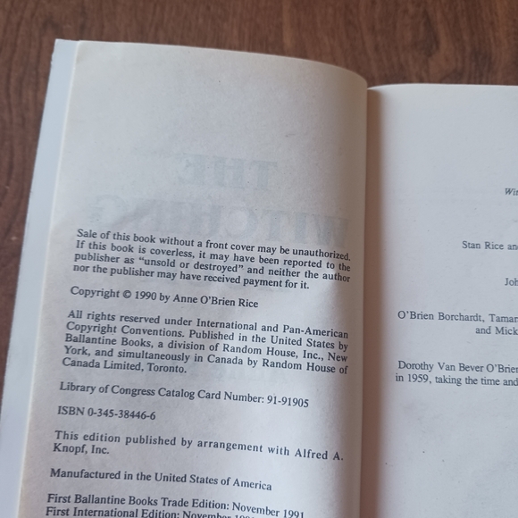 Anne Rice Book Bundle Of Two Paperbacks - Picture 7 of 8